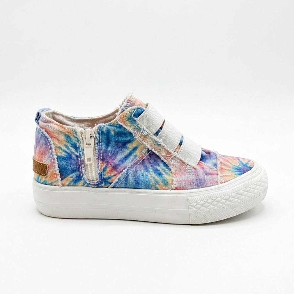 Blowfish Girls Malibu Marley K-Slip On Tie-Dye HighTop Sneakers Size 13 M